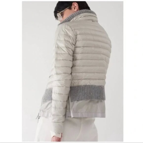 Sosken Bev Down Puffer Jacket Grey Small - Picture 3 of 11
